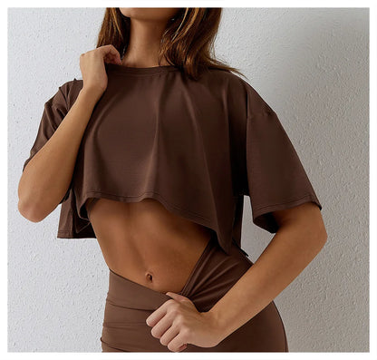 Oversized Crop Tee - Mindful Living